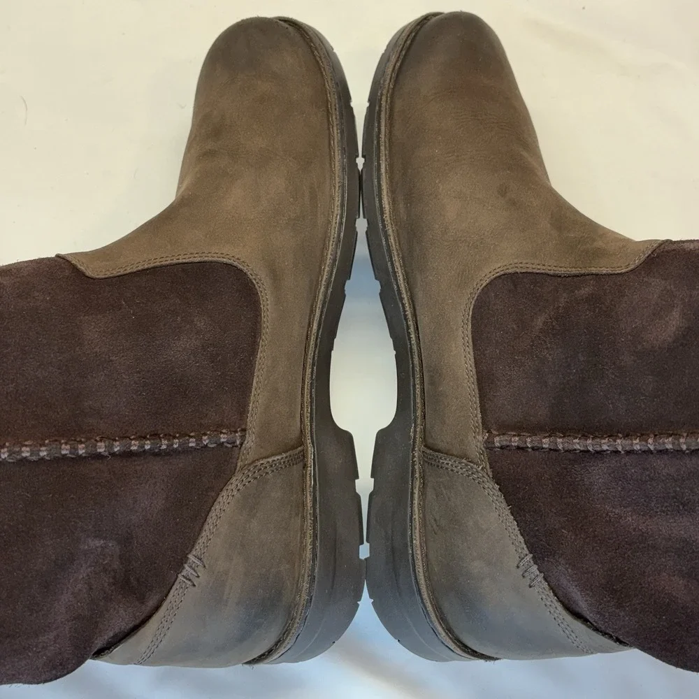 Ugg Foerster Sheepskin Leather Boots Mens 12 Suede Waterproof Wool Lined 1007796